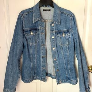 Oversized Denim Boyfriend Jacket